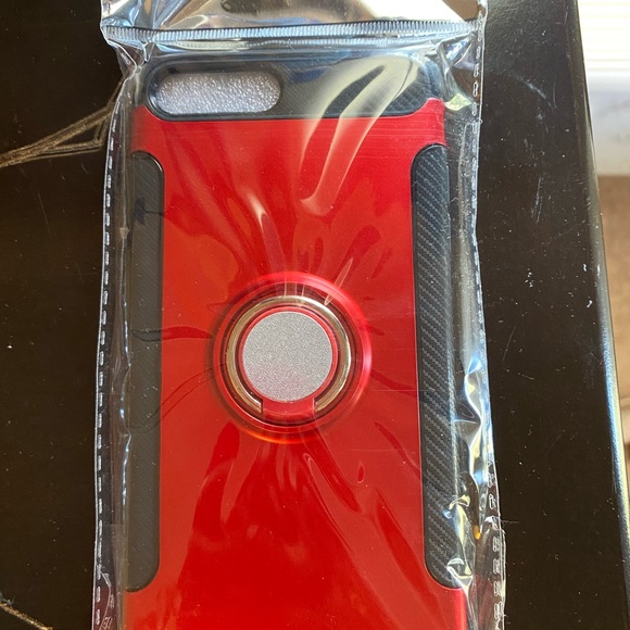 Red iPhone 7/8 Plus Phone Kickstand Phone Case - Picture 2 of 6